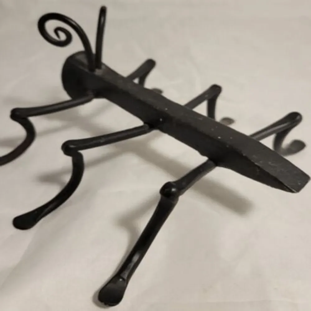Vintage Railroad Spike Ant Metal Art Sculpture Decor Trendy Unique